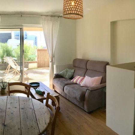 Le Wim'Heureux Terrasse Leilighet Wimereux Eksteriør bilde